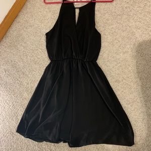 Short Flowy Black Dress